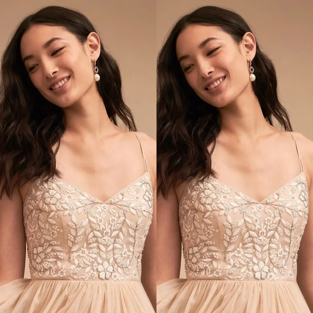 Anthropologie x BHLDN Elowen Dress Oyster - Picture 3 of 5